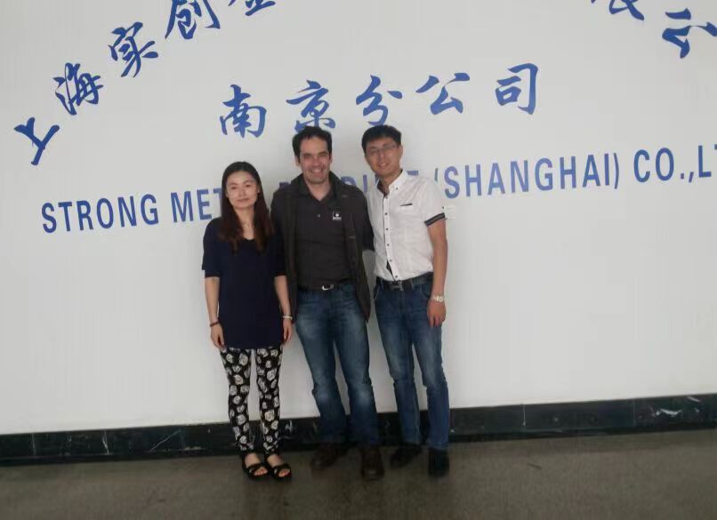 Canadian customers visit Nanjing factory