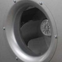 Backward tilt centrifugal fan